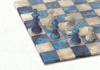 Schach aus Alabaster